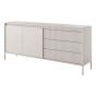 Komoda ryflowana SENSO 187 2D3S (C) | Beżowy | OUTLET-9