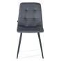 Krzesło obrotowe DC-6402 | welur | szary #21 | OUTLET-4