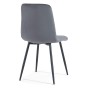 Krzesło obrotowe DC-6402 | welur | szary #21 | OUTLET-6