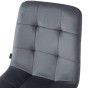 Krzesło obrotowe DC-6402 | welur | szary #21 | OUTLET-8