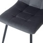 Krzesło obrotowe DC-6402 | welur | szary #21 | OUTLET-9