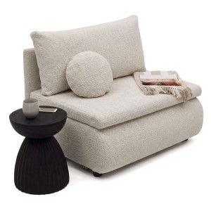 Sofa z funkcją spania PETITE | 80 | Poduszka w zestawie | Coral 15 | OUTLET