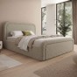 Łóżko tapicerowane z pojemnikiem SFG0154P | 140x200 | Boucle | Quelle 6 | SZYBKA WYSYŁKA-1