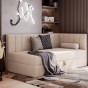 Łóżko kontynentalne z pojemnikiem ROX narożne | 100x200 | Prawostronne | Magic Velvet 2253 | OUTLET-3