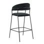 Hoker czarny MARLO BC-01 welur, czarne nogi | OUTLET-6