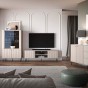 Łóżko z pojemnikiem SOPHIE 32 | 160x200 | Oświetlenie LED | Welur | Kaszmir-11