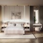 Łóżko z pojemnikiem SOPHIE 32 | 160x200 | Oświetlenie LED | Welur | Kaszmir-8