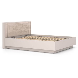 Łóżko z pojemnikiem SOPHIE 32 | 160x200 | Oświetlenie LED | Welur | Kaszmir
