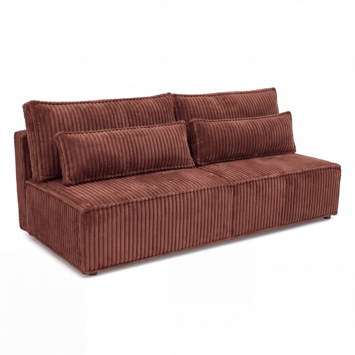 Sofa z funkcją spania BAMBI_ tkanina_TILIA52