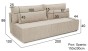 Sofa z funkcją spania BAMBI | Kolor do wyboru  -7