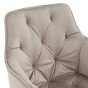 Krzesło DC-0084-3 | welur | beż #7 | złote nogi | OUTLET-7