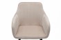 Krzesło tapicerowane DC-0084-2 | beżowy welur | czarne nogi | OUTLET-13