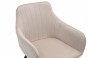 Krzesło tapicerowane DC-0084-2 | beżowy welur | czarne nogi | OUTLET-14
