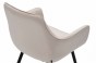 Krzesło tapicerowane DC-0084-2 | beżowy welur | czarne nogi | OUTLET-15