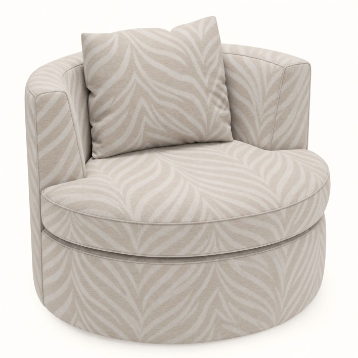 Fotel obrotowy PRADA_tkanina_ZEBRA_FABB