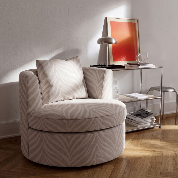 Fotel obrotowy PRADA_tkanina_ZEBRA_FABB