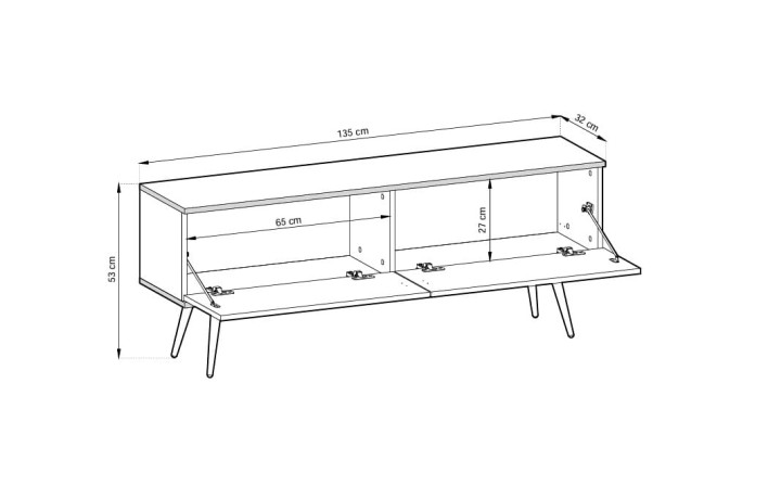 ORO RTV-135 wymiary