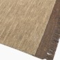 Dywan wełniany z frędzlami NORDIC Beige | Beżowy | Ręcznie tkany-2