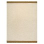 Dywan wełniany z frędzlami NORDIC Ivory | Kremowy | Ręcznie tkany-1