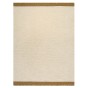 Dywan wełniany z frędzlami NORDIC Ivory | Kremowy | Ręcznie tkany-3