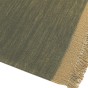 Dywan wełniany z frędzlami NORDIC Green | Zielony | Ręcznie tkany-2