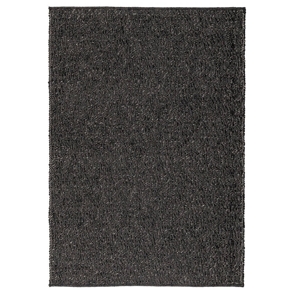 Dywan wełniany STONES Black | Czarny | Ręcznie tkany