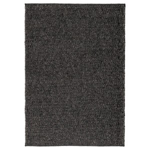 Dywan wełniany STONES Black | Czarny | Ręcznie tkany