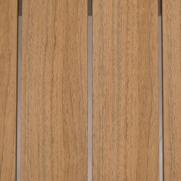 Zestaw mebli ogrodowych z aluminium SYCYLIA DUO | Beżowy + imitacja drewna | Beżowe poduszki - 12