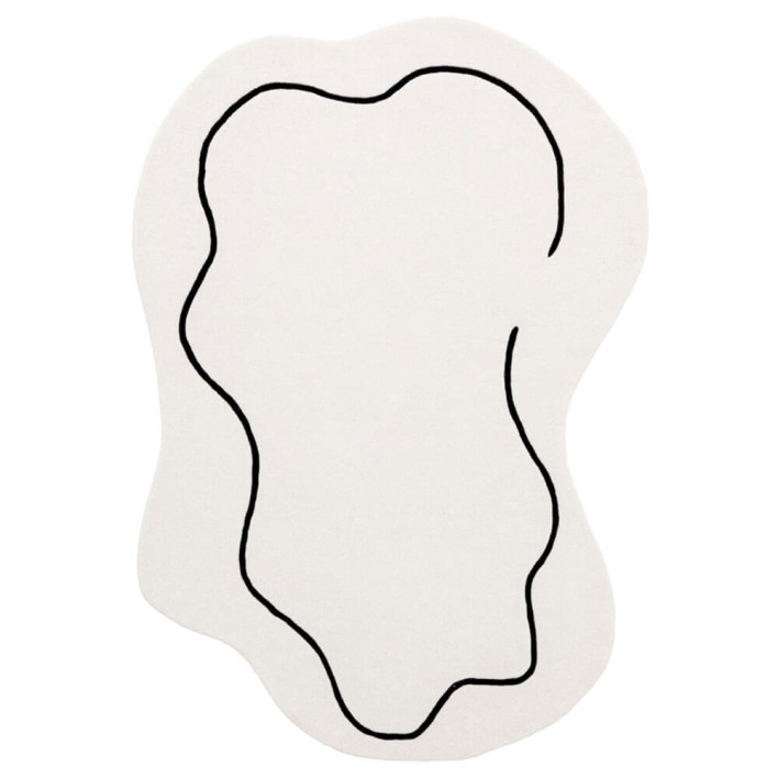 Dywan wełniany LOOP IVORY | Kremowy | Ręcznie tkany - 1