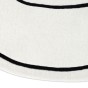 Dywan wełniany okrągły LOOP IVORY ROUND | Kremowy | Ręcznie tkany-4