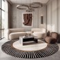 Dywan okrągły AMBER BEIGE ROUND | Ręcznie tkany-2