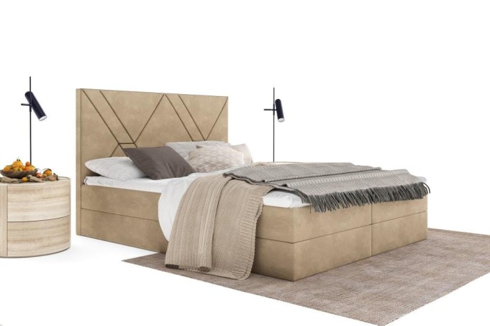 Łóżko kontynentalne GAROFANO 180x200