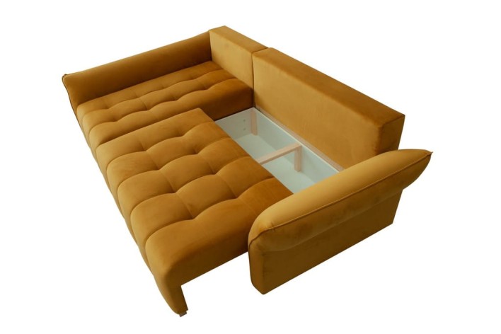 Narożnik pikowany z funkcją spania