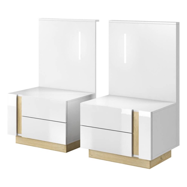 Stoliki nocne białe