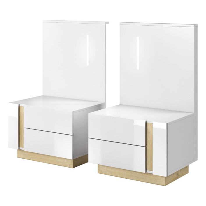 Stoliki nocne białe