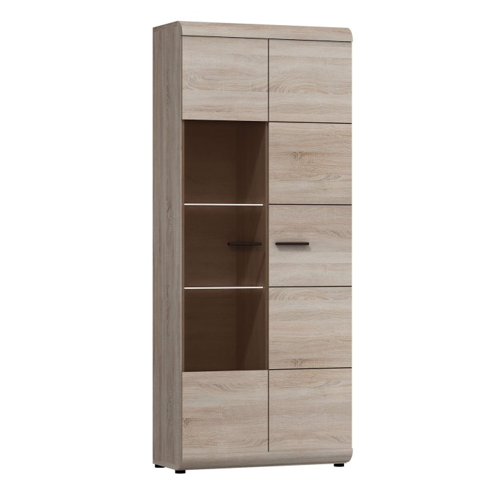 MEBLOŚCIANKA (A+B+C+D) LINK DĄB SONOMA ZŁOTY