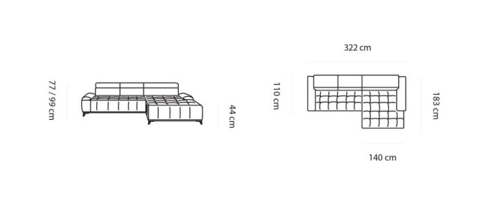 Wygodny narożnik do salonu