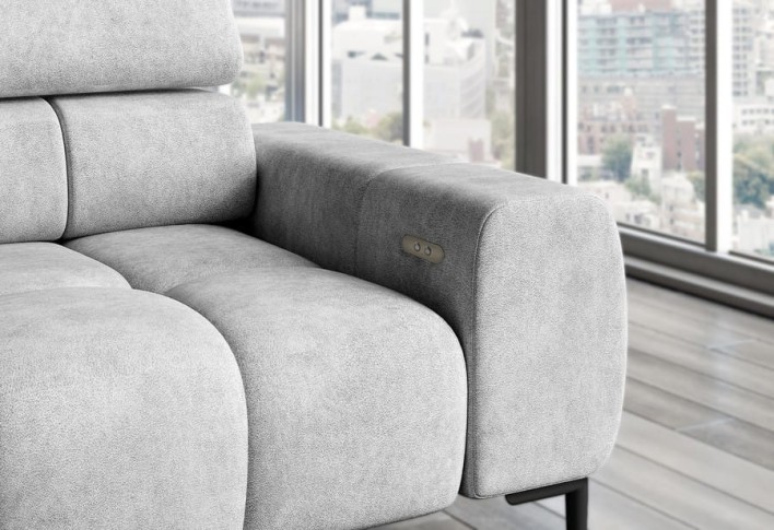 Nowoczesny narożnik na nóżkach