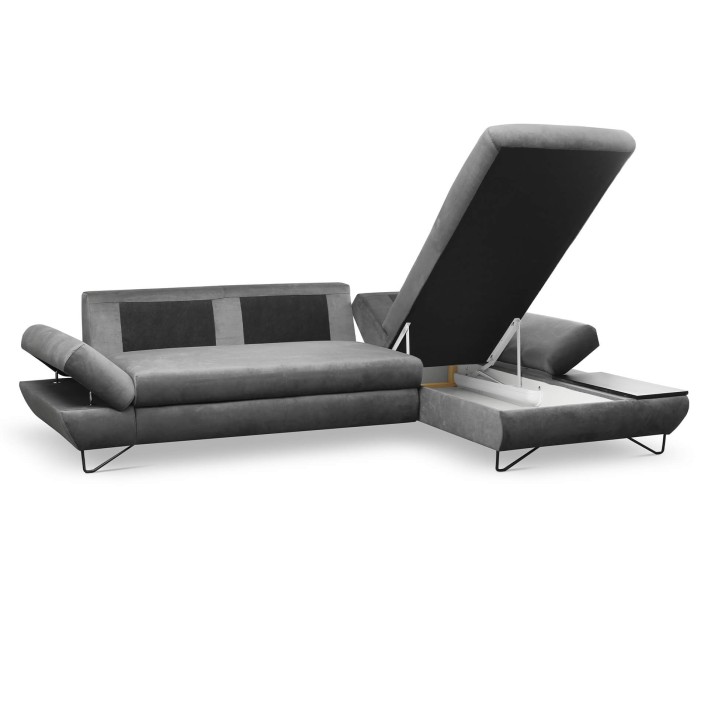 Wygodny narożnik LOFT I kolory i tkanina do wyboru