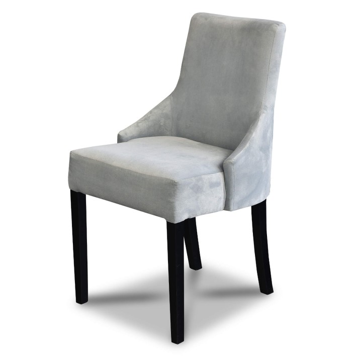 Tapicerowane krzesło do jadalni KAREN GŁADKIE kolory do wyboru