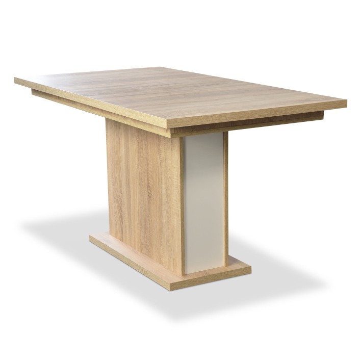 STÓŁ NR 21 LAMINAT RUBIN PROSTOKĄT NOGI KOLUMNA