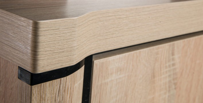 Komoda D-6 [D2D2S-wąska] DALLAS dąb sonoma / dąb truflowy