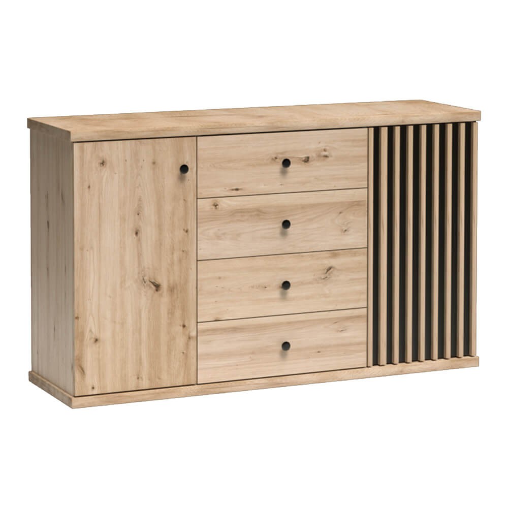 komoda loftowa z lamelami