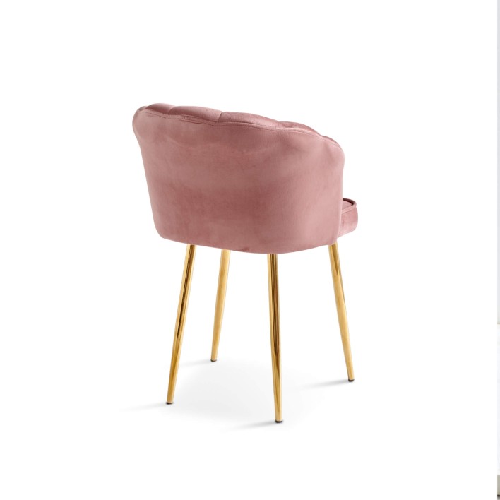 krzesło muszelka tył