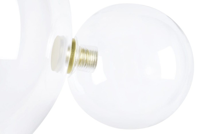 Kinkiet CAPRI WALL 6 złoty - 60 LED, aluminium, szkło