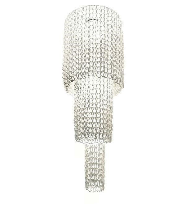 Lampa wisząca CLP-S6 - szkło. stal węglowa