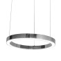 Lampa wisząca RING 100 srebrna - LED, stal polerowana