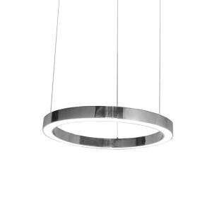 Lampa wisząca RING 60 srebrna - LED, stal polerowana