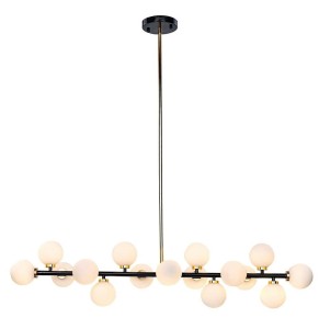 MOOSEE lampa wisząca COSMO LEVEL M - czarna, złota