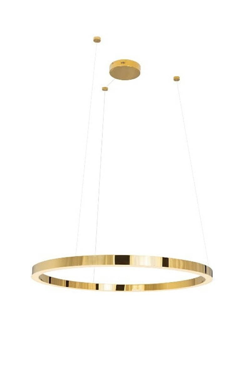 MOOSEE lampa wisząca RING LUXURY 90  złota - LED, chromowane złoto